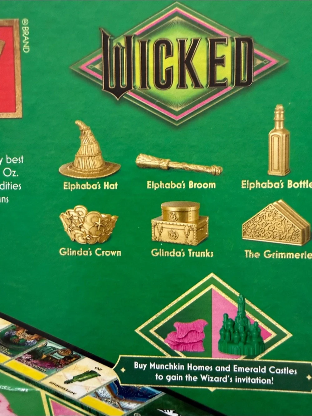 Monopoly Wicked Movie Edition Board Game - NEW